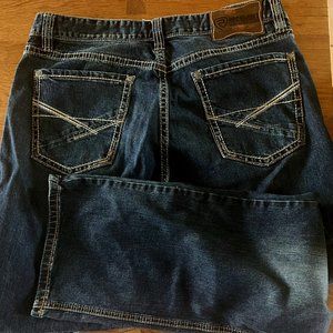 Rock&Roll Double Barrell Relaxed Straight Leg Jeans 36 X 34